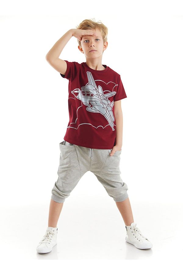 mshb&g mshb&g Airplane Boy T-shirt Capri Shorts Set