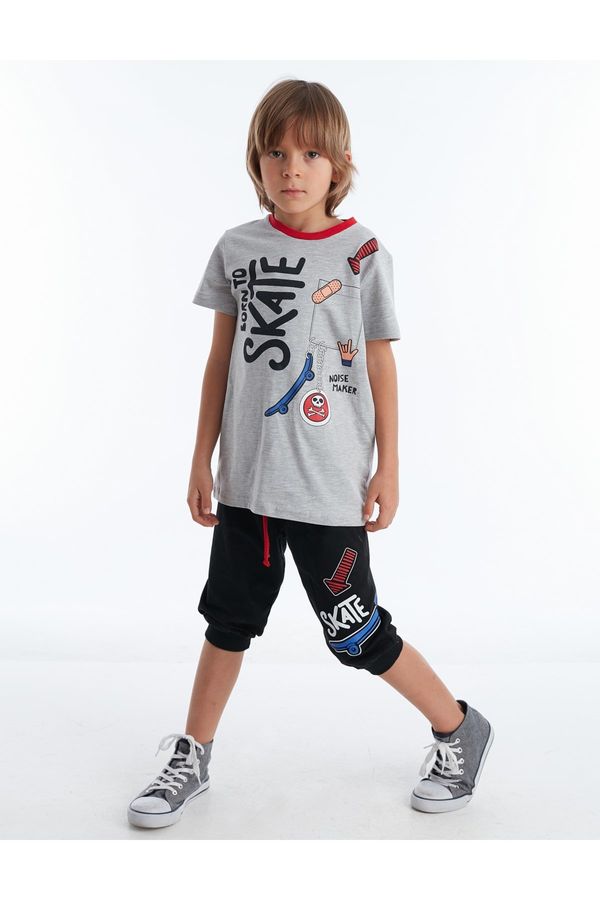 mshb&g mshb&g Born To Skate Boy's T-shirt Capri Shorts Set