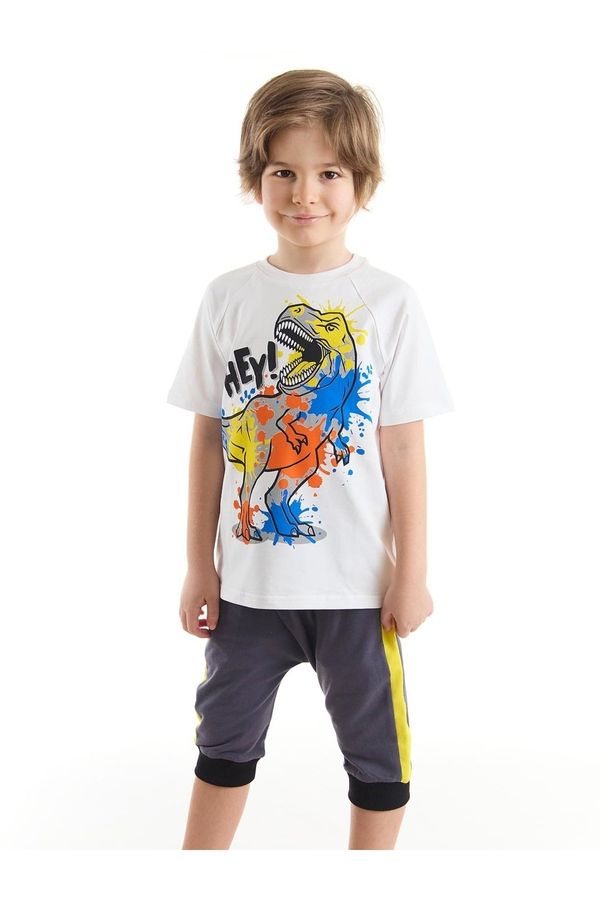 mshb&g mshb&g Dino Splash Boys T-shirt Capri Shorts Set