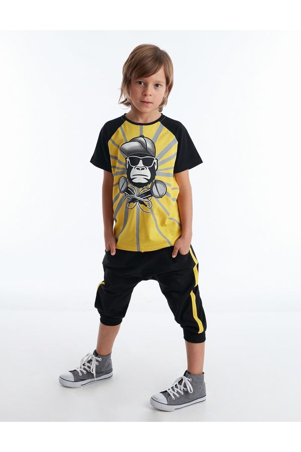 mshb&g mshb&g Dj Ape Boy T-shirt Capri Shorts Set