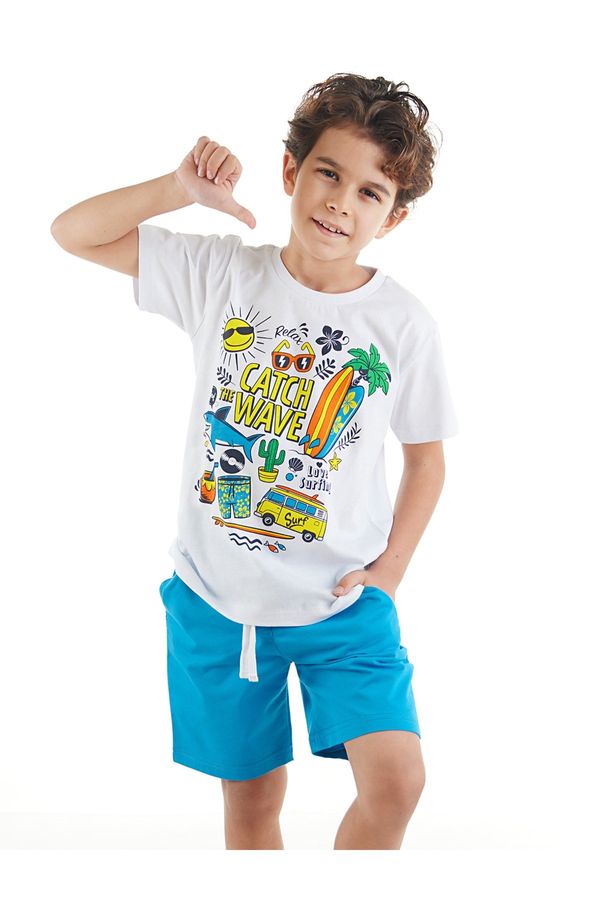 mshb&g mshb&g Holiday Boy T-shirt Shorts Set