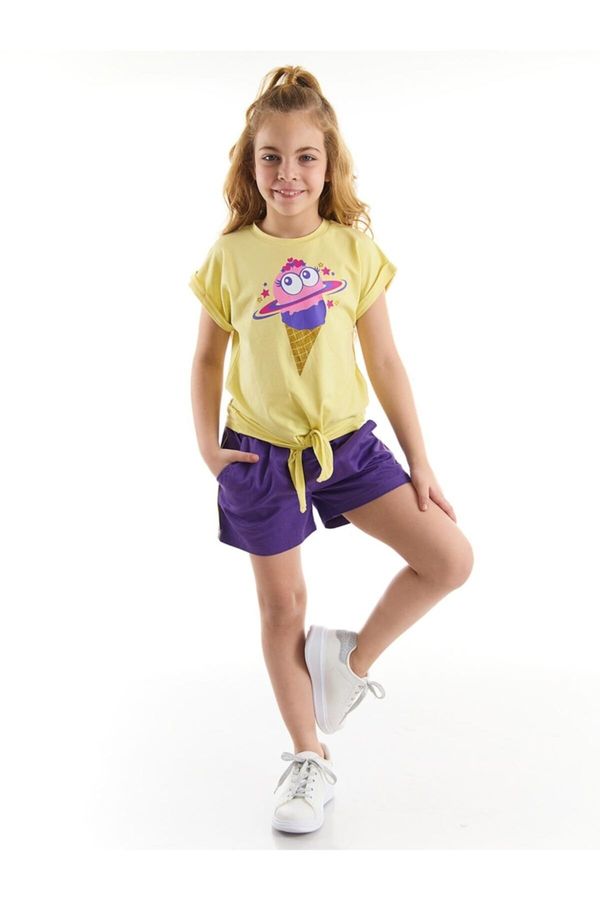mshb&g mshb&g Ice Cream Girl's T-shirt Gabardine Shorts Set
