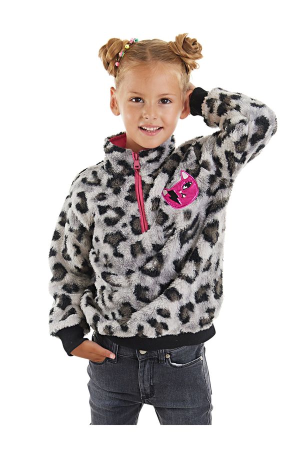 mshb&g mshb&g Leopard Girl's Plush Sweatshirt