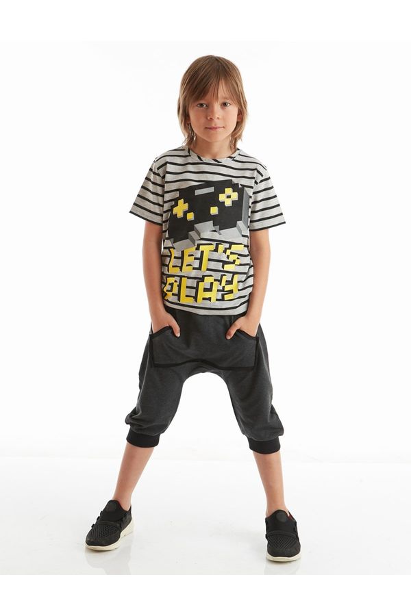 mshb&g mshb&g Lets Play Boy's T-shirt Capri Shorts Set