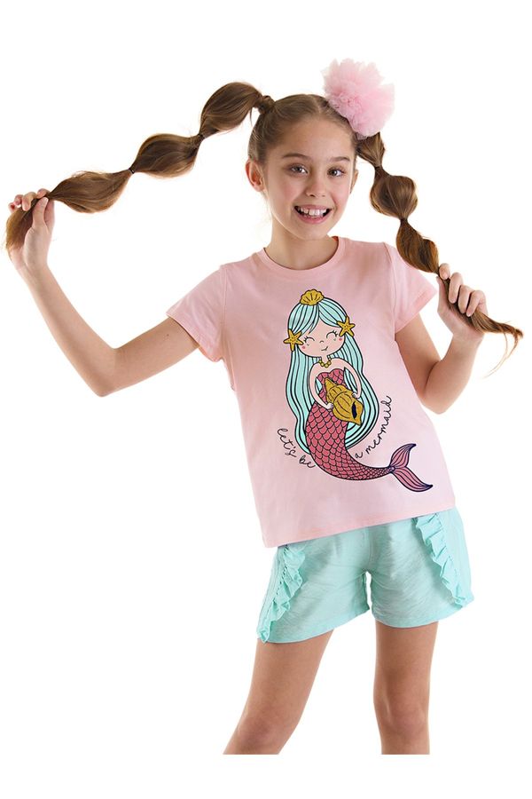mshb&g mshb&g Mermaid Girls Kids T-shirt Shorts Set