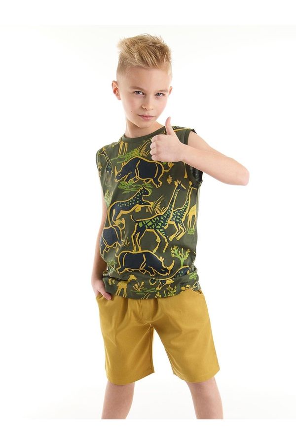 mshb&g mshb&g Safari Boy T-shirt Gabardine Shorts Set