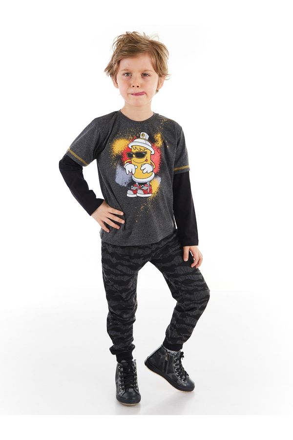mshb&g mshb&g Spray Camouflage Boys T-shirt Trousers Suit