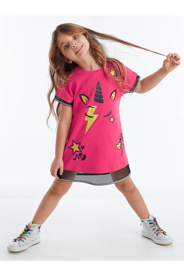 mshb&g mshb&g Unicorn Rock Fuchsia Girls' Dress