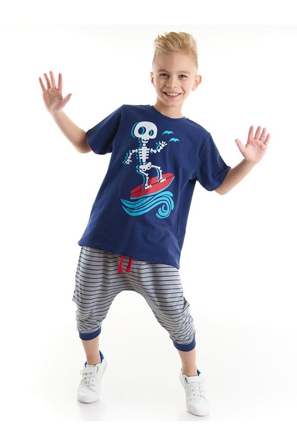 mshb&g mshb&g Wave Surfing Boy T-shirt Capri Shorts Set