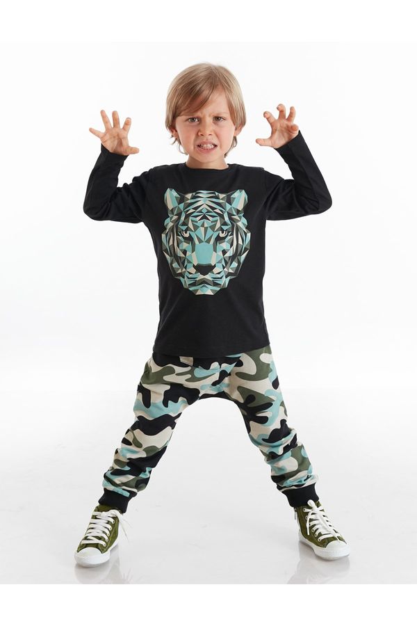 mshb&g Mushi Camouflage Tiger Boy T-shirt Pants Suit
