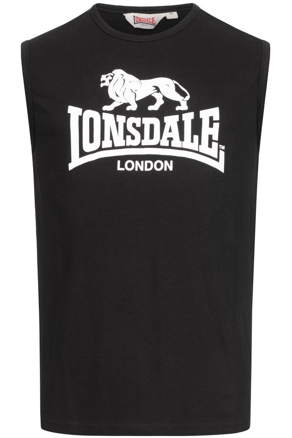 Lonsdale Muška majica Lonsdale 117332-Black/White