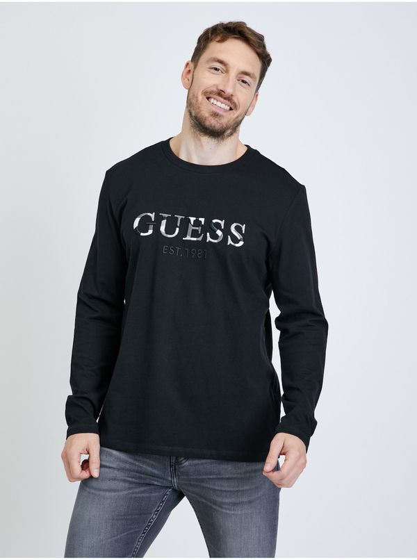 Guess Muška majica sa dugim rukavima Guess Sorin