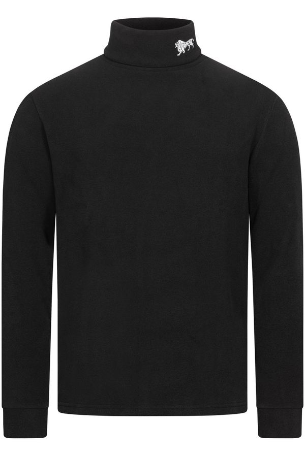 Lonsdale Muška majica sa dugim rukavima Lonsdale 117106-Black/White