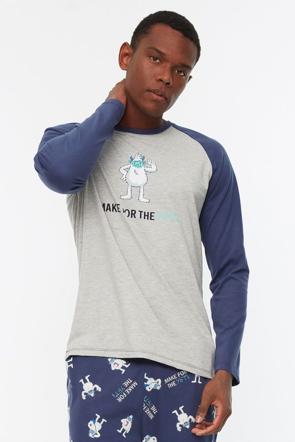 Trendyol Muška pidžama - komplet Trendyol Patterned