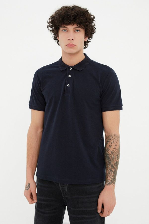 Trendyol Muška polo majica Frogies Jacquard