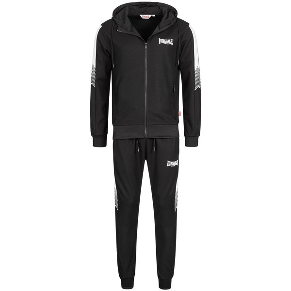 Lonsdale Muška trenerka - komplet Lonsdale 114059-Black/White