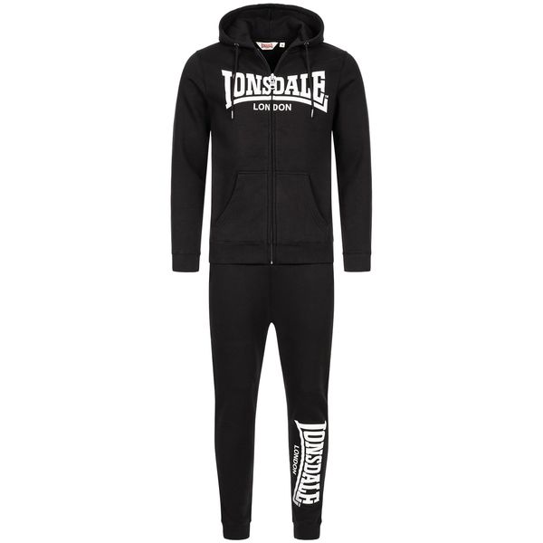 Lonsdale Muška trenerka - komplet Lonsdale 117200-Black/White