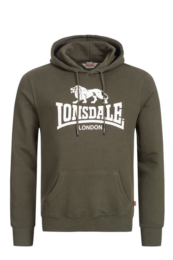 Lonsdale Muški duks Lonsdale 117033-Green/White