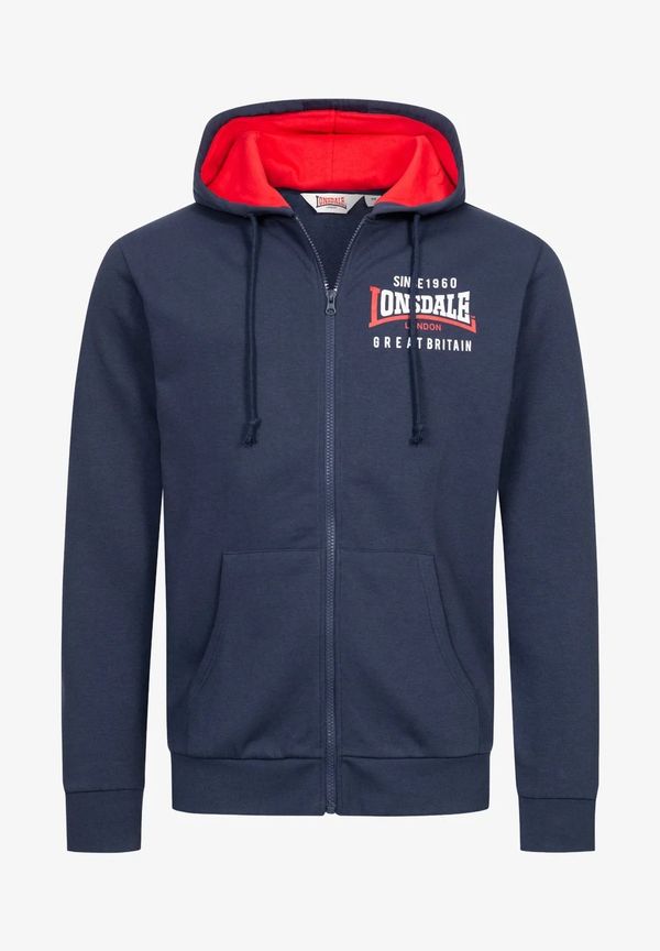 Lonsdale Muški duks Lonsdale 117425-Black/White/Grey