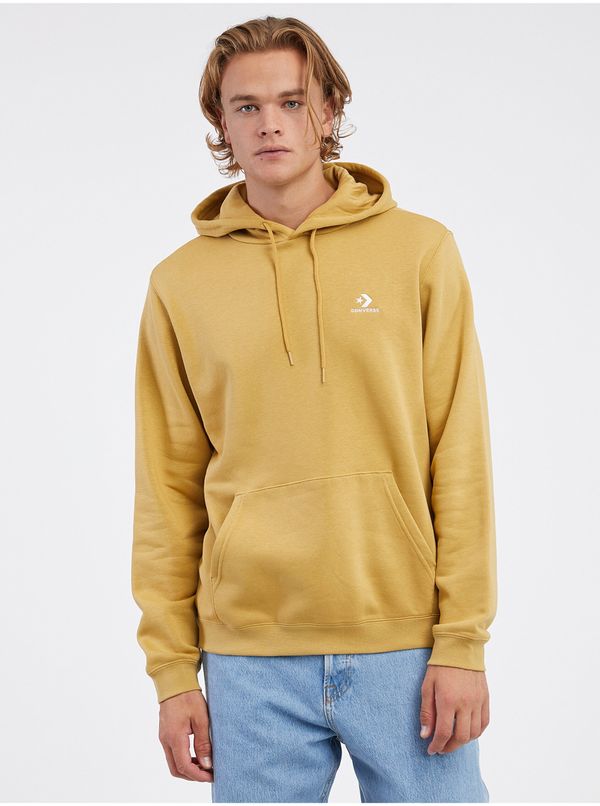 Converse Mustard Unisex Hoodie Converse Go-To Embroidered - Men