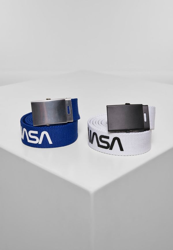 MT Accessoires NASA Belt 2-Pack extra long blue/wht