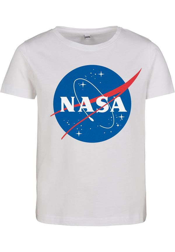 MT Kids NASA Insignia Children's T-Shirt with Short Sleeves - White