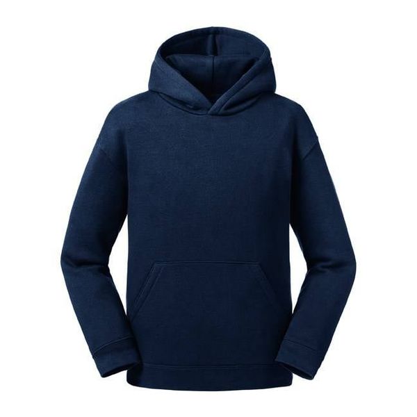 RUSSELL Navy blue children's hoodie Authentic Russell