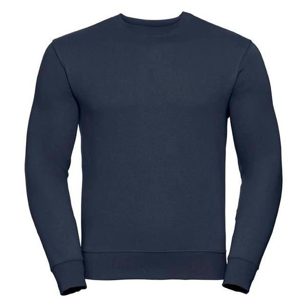 RUSSELL Navy blue men's sweatshirt Authentic Russell