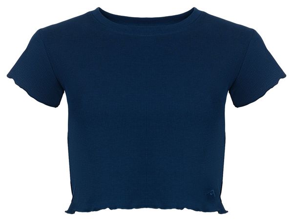 NAX Navy blue women's T-shirt NAX Reisa