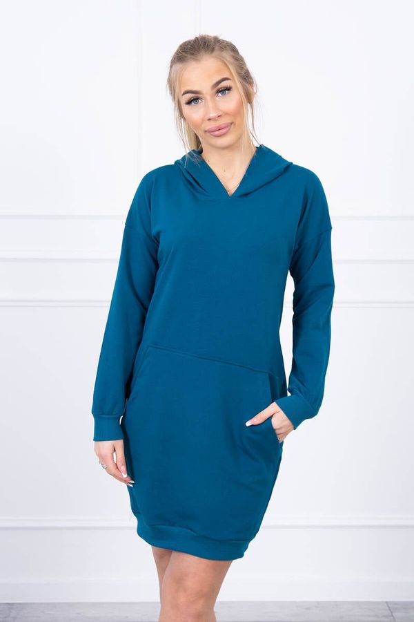 Kesi Navy dress with hood