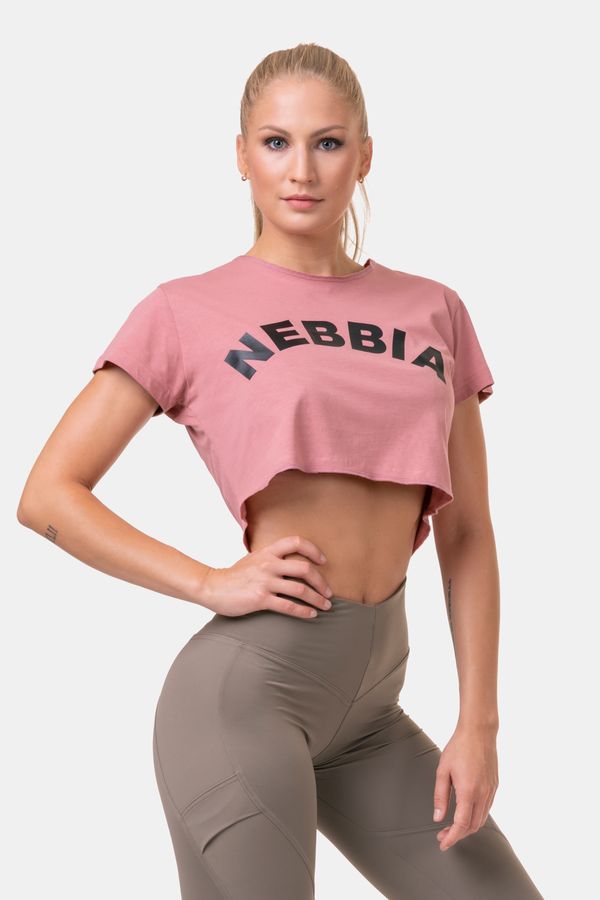 NEBBIA Nebbia Free Fit & Sports crop top old rose XS
