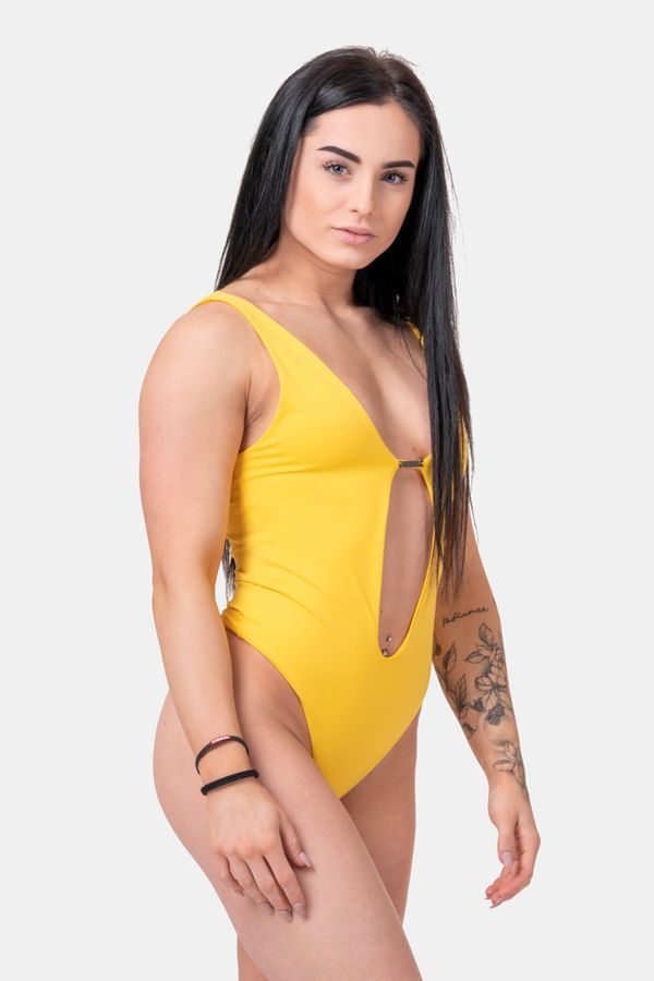 NEBBIA Nebbia One-colour monokini 560 yellow S