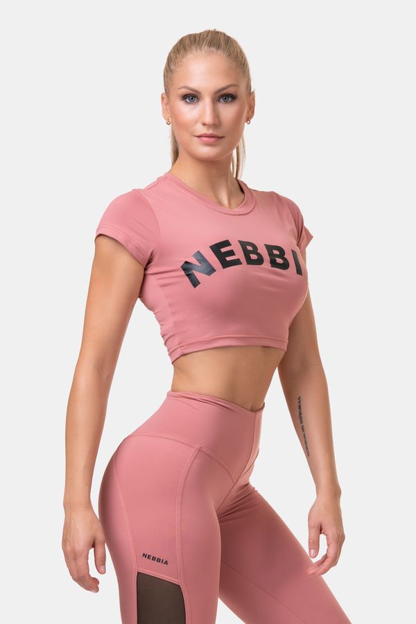 NEBBIA NEBBIA Sports HERO crop top with short sleeves