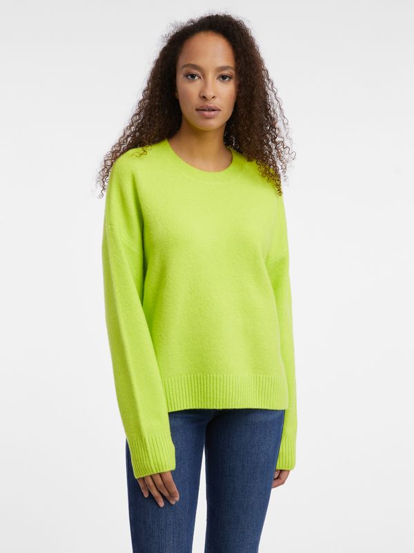 Orsay Neon green women's sweater ORSAY