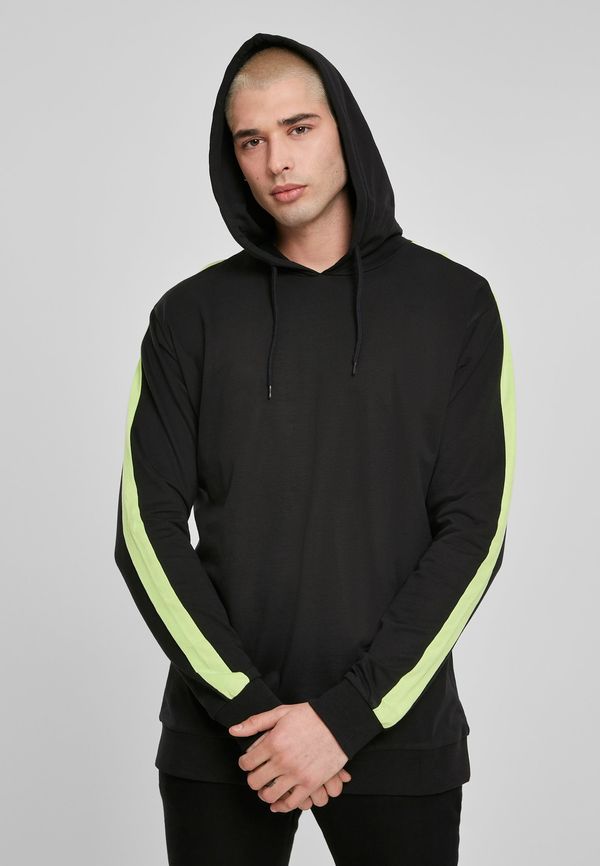 Urban Classics Neon striped hood black/electro-lime