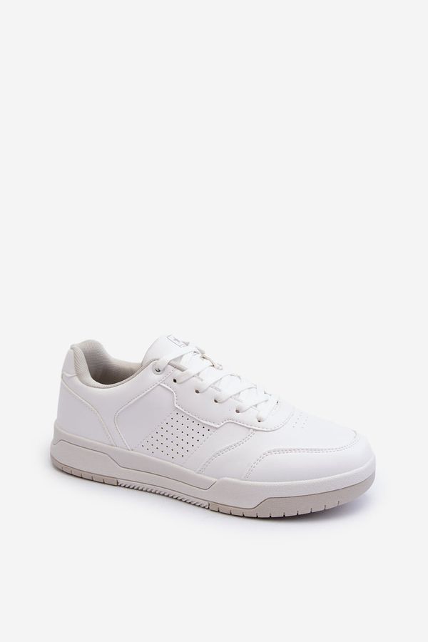 NEWS NEWS Men's White Faux Leather Sneakers Radikalle