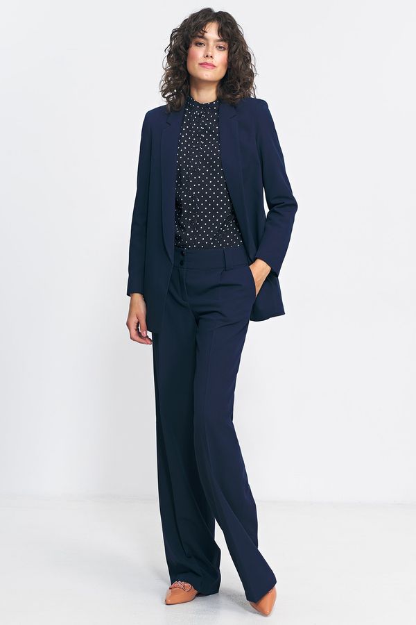 Nife Nife Woman's Blazer Z51 Navy Blue