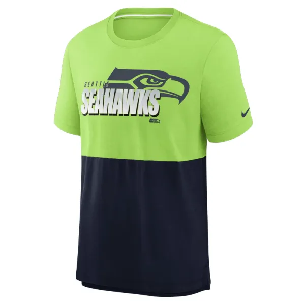 Nike Nike Colorblock NFL Seattle Seahawks Men's T-Shirt, XXL