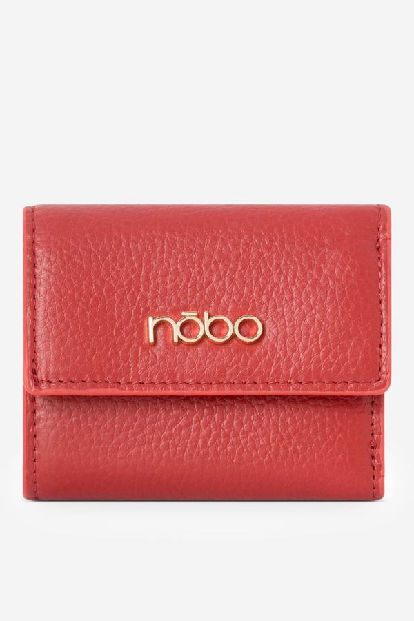 Kesi Nobo Women's Small Natural Leather Wallet Red