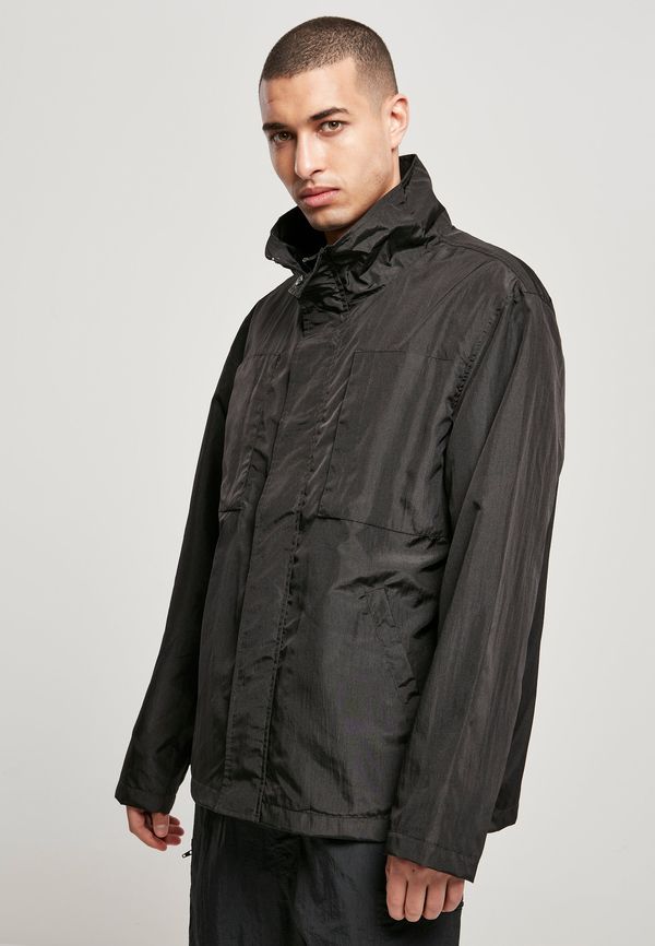 Urban Classics Nylon crepe jacket with double pocket black