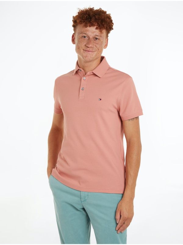 Tommy Hilfiger Old Pink Men's Polo Shirt Tommy Hilfiger - Men