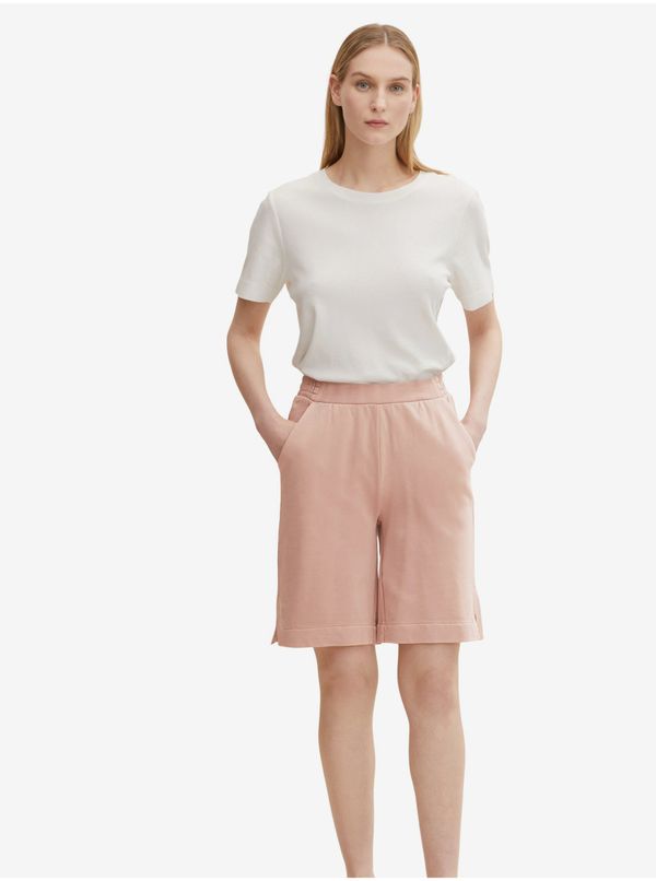 Tom Tailor Old Rose Women's Sweat Shorts Tom Tailor - Women's
