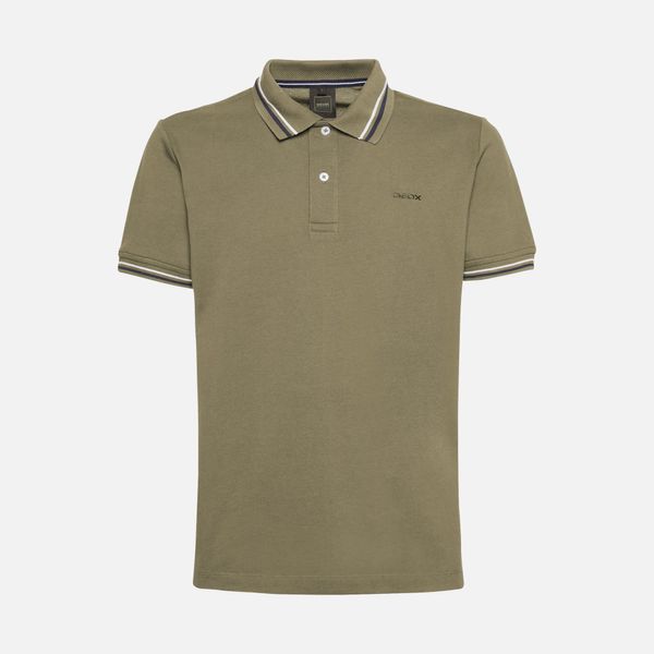 GEOX Olive men's polo shirt Geox Polo - Men's