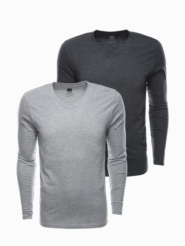 Ombre Ombre Clothing Men's plain longsleeve - mix 2