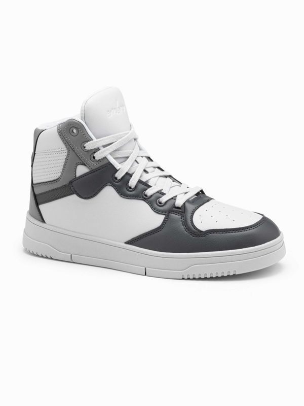 Ombre Ombre Insulated men's sneaker shoes with high upper - gray