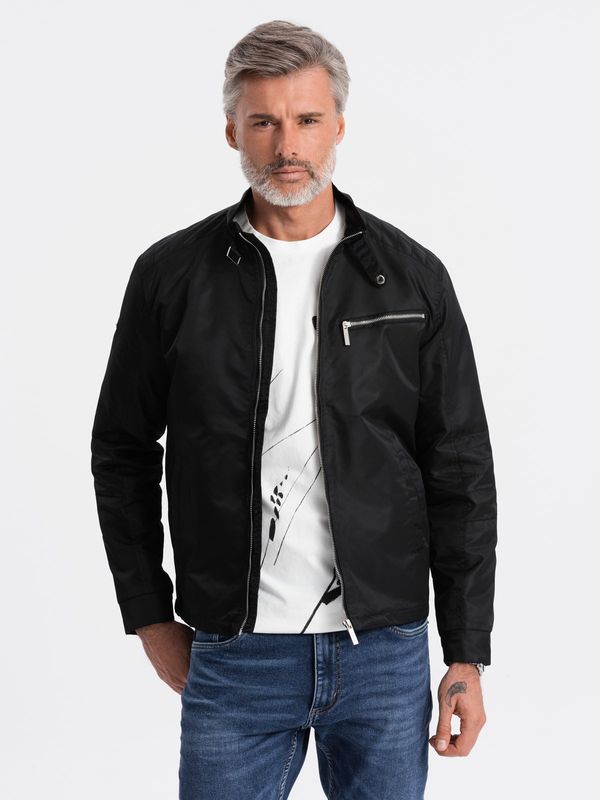 Ombre Ombre Men's biker jacket