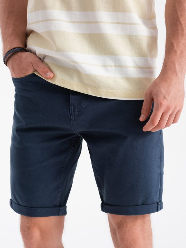 Ombre Ombre Men's CHINO shorts - dark blue