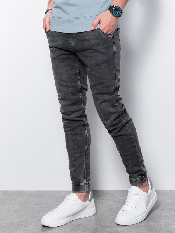 Ombre Ombre Men's denim jogger pants