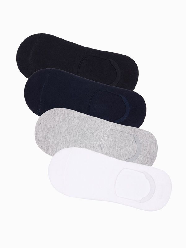 Ombre Ombre Men's foot socks 4-pack - mix colors OM-SOSS