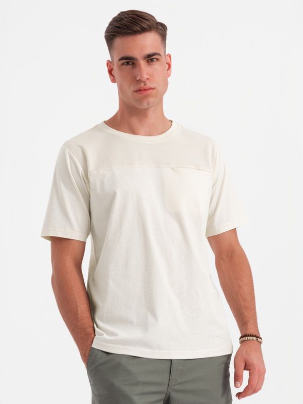 Ombre Ombre Men's LOOSE FIT pocket t-shirt - white